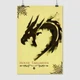 Постер Игра Престолов, Дракон, Дом Таргариенов, GoT, Game of Thrones, A3 42×28 см (id1530) - изображение 1