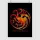 Постер Игра Престолов, Пламя и Кровь, GoT, Game of Thrones, Fire and Blood, A3 42×30 см (id2828) - изображение 1