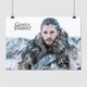 Постер Игра Престолов, Джон Сноу, GoT, Game of Thrones, A3 30×42 см (id0867) - изображение 1