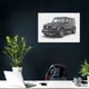 Постер Мерседес Гелендваген, Гелик, Mercedes-Benz Gelandewagen, G-Wagen, A3 30×42 см (id4004) - изображение 3