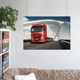 Постер Грузовик Мерседес красный на мосту, Mercedes, A3 30×42 см (id3997) - изображение 6