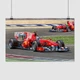 Постер Формула-1, Феррари, арт, Formula One, F1, Ferrari, A3 26×42 см (id4509) - изображение 1