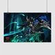 Постер Дота 2, Абаддон, Abaddon, Dota 2, плакат для геймера, A3 26×42 см (id2414) - изображение 1