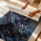Постер Дота 2, Луна, Лунная наездница, Moon Rider, Luna, Dota 2, плакат для геймера, A3 42×30 см (id2417) - изображение 2