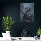 Постер Дота 2, Луна, Лунная наездница, Moon Rider, Luna, Dota 2, плакат для геймера, A3 42×30 см (id2417) - изображение 4
