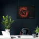 Постер Дота 2, лого, Dota 2, плакат для геймера, A3 30×42 см (id1121) - изображение 4