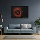 Постер Дота 2, лого, Dota 2, плакат для геймера, A3 30×42 см (id1121) - изображение 5