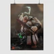 Постер Дота 2, Пудж с крюком и пилой, Pudge, Dota 2, плакат для геймера, A3 42×30 см (id3817) - изображение 1