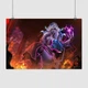 Постер Дота 2, Венга, Венджефул спирит, Dota 2, Vengeful Spirit, плакат для геймера, A3 28×42 см (id6484) - изображение 1
