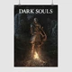 Постер Тёмные души, Dark Souls, рыцарь, декор в комнату геймера, A3 42×30 см (id1547) - изображение 1