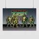 Постер Черепашки-ниндзя, Ninja Turtles, TMNT, A3 42×28 см (id6568) - изображение 1