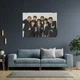 Постер БТС в чёрных костюмах, Bangtan Boys, BTS, кейпоп, A3 30×42 см (id2649) - изображение 4