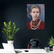 Постер Леся Украинка и цветущая яблоня, A3 42×30 см (id0563) - изображение 3