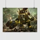 Постер Вархаммер 40000, Смертодред орків, Warhammer 40000, Deff Dread, A3 30×42 см (id1315) - зображення 1