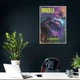 Постер Ґодзілла, стилізація під ретропостер, Godzilla 2 (2019), A2 60×43 см (id3745) - зображення 3