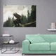 Постер Скайрим, рисунок красками, репродукция, Skyrim, The Elder Scrolls V, TES, A3 28×42 см (id0944) - изображение 7