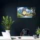 Постер Мій сусід Тоторо, Міядзакі Хаяо, Totoro (1988), A2 34×60 см (id0421) - зображення 3