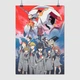 Постер Милый во Франкcе, главные герои, Darling in the Franxx, A3 42×30 см (id1843) - изображение 1