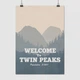 Постер Твин Пикс, Twin Peaks, A3 42×30 см (id4455) - изображение 1