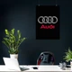 Постер Лого Audi, A3 42×30 см (id6780) - изображение 3