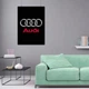 Постер Лого Audi, A3 42×30 см (id6780) - изображение 7