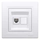 Телефонная розетка Schneider Electric Asfora RJ11 белая EPH4100121 - изображение 2