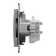 Розетка Schneider Electric Asfora без заземлення сталь EPH3000162 - зображення 3