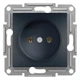 Розетка Schneider Electric Asfora без заземления антрацит EPH3000171 - изображение 1