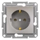 Розетка Schneider Electric Asfora с заземлением бронза EPH2900169 - изображение 1