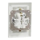 Розетка Schneider Electric Asfora с заземлением двойная белая EPH9900121 - изображение 8
