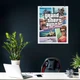 Постер ГТА, Grand Thief Auto, GTA Vice City Stories, плакат для геймера, A3 37×30 см (id3715) - изображение 3