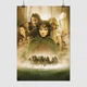 Постер Властелин колец: Братство Кольца, Lord of the Rings: Fellowship of the Ring, A3 42×30 см (id2701) - изображение 1