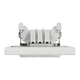 Переключатель двухклавишный Schneider Electric Asfora белый EPH0600121 - изображение 2