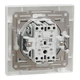 Кнопочный выключатель двухклавишный Schneider Electric Asfora белый EPH1100121 - изображение 3