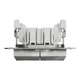 Выключатель двухклавишный Schneider Electric Asfora алюминий EPH0300161 - изображение 5