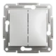 Выключатель двухклавишный Schneider Electric Asfora алюминий EPH0300161 - изображение 8