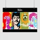 Постер Битлз, поп-арт, Beatles, A3 30×42 см (id0897) - изображение 1