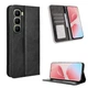Чехол-книжка Deexe Retro Style для Infinix Hot 60 Pro Plus - Black - изображение 2