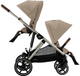 Dodatkowe siedzisko spacerowe do wózka Cybex Gazelle S Almond Beige Gold (4063846456482) - obraz 3