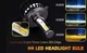 LED лампа трёхцветная H1 светодиодная с обманкой , белый холодный-белый-желтый, правильный пучок света, 1шт - изображение 4