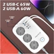 Фільтр живлення ColorWay CW-CHE34PDW 3 розетки/4USB (CW-CHE34PDW) - зображення 5