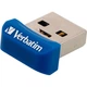 USB флеш накопитель Verbatim 32GB Store 'n' Stay NANO Blue USB 3.0 (98710) - изображение 4