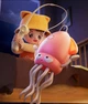 Интерактивная детская игрушка танцующий осьминог с музыкой и подсветкой Electric Dance Squid аккумуляторный бегающий кальмар Розовый - изображение 5