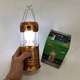 Туристический фонарь-лампа на солнечной батарее с павером CAMPING MH-5800T (6+1 LED). Цвет: коричневый - изображение 10
