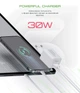 Мережевий зарядний пристрій ArmorStandart AR371 30W GaN Type-C + USB White (ARM77549) - изображение 2