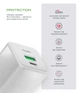 Мережевий зарядний пристрій ArmorStandart AR371 30W GaN Type-C + USB White (ARM77549) - изображение 9