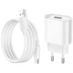 Сетевое зарядное устройство HOCO C109A Fighter QC3.0 + Type-C (White) (156661) - изображение 5