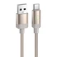 Дата кабель HOCO X117 Star USB to Type-C 3A (1m) (Gold) (231323) - зображення 1