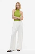 Боди-майка женская H&M 1184188003c33 L Зеленая (1000000052642) - изображение 3