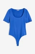 Боди женское H&M 1154640003c30 XL Синее (1000000052594) - изображение 4